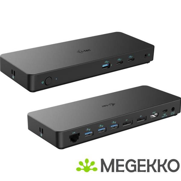 Grote foto i tec usb c triple display docking station gen 2 pro power delivery 100w computers en software overige computers en software