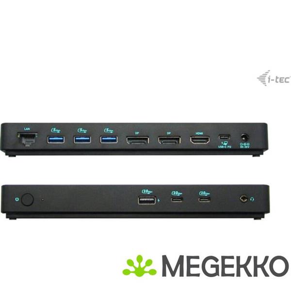 Grote foto i tec usb c triple display docking station gen 2 pro power delivery 100w computers en software overige computers en software