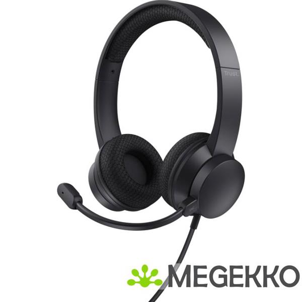 Grote foto trust ayda enc headset zwart audio tv en foto koptelefoons