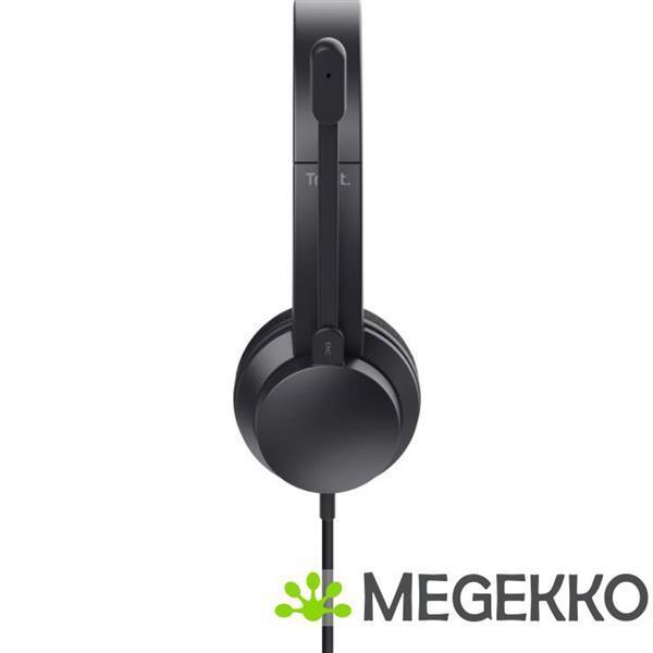 Grote foto trust ayda enc headset zwart audio tv en foto koptelefoons