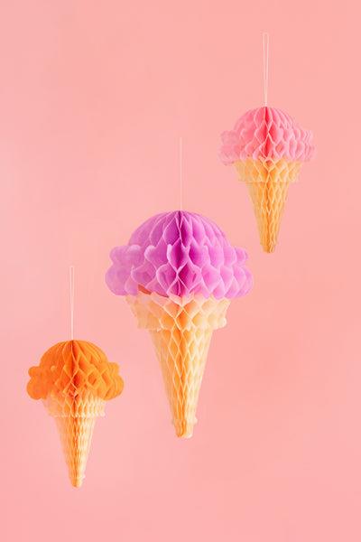 Grote foto ijs versiering honeycombs 3st verzamelen overige verzamelingen