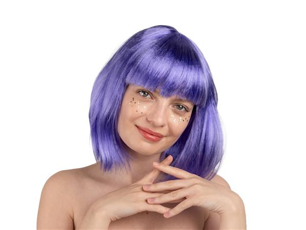 Grote foto cleopatra pruik paars verzamelen overige verzamelingen