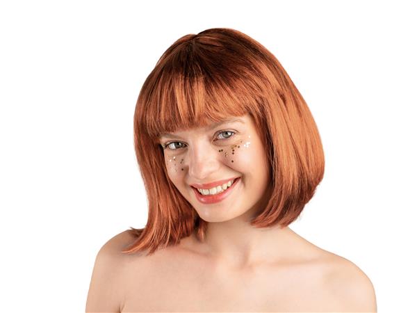 Grote foto cleopatra pruik rood verzamelen overige verzamelingen