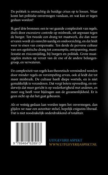 Grote foto politiek onvermogen boeken hobby en vrije tijd