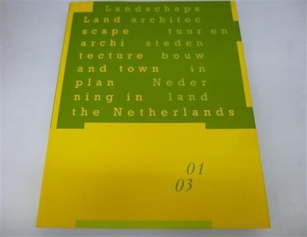 Grote foto landschapsarchitectuur en stedenbouw in nederland 01 03 boeken fotografie en design