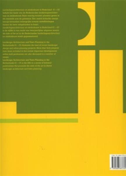 Grote foto landschapsarchitectuur en stedenbouw in nederland 01 03 boeken fotografie en design