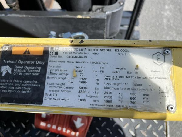 Grote foto hyster e3.00xl agrarisch heftrucks