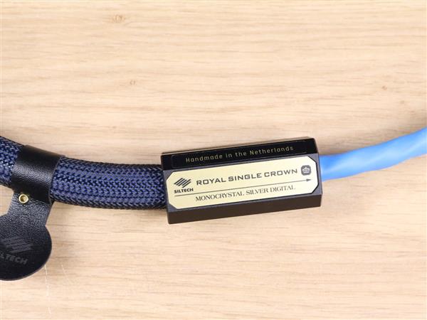 Grote foto siltech royal single crown usb s10 highend digital audio usb cable 1 0 metre audio tv en foto onderdelen en accessoires