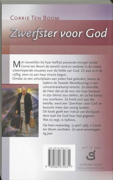 Grote foto zwerfster voor god boeken overige boeken