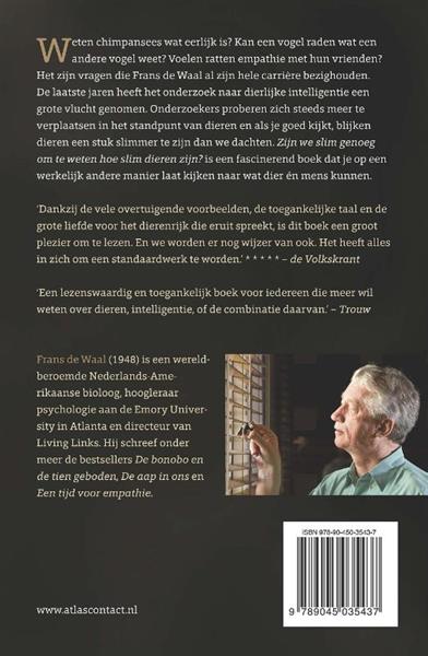 Grote foto zijn we slim genoeg om te weten hoe slim dieren zijn boeken literatuur