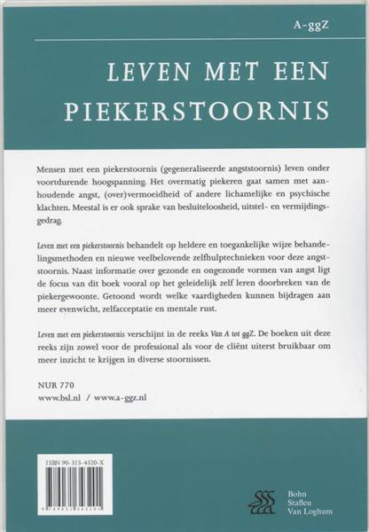 Grote foto leven met een piekerstoornis van a tot ggz boeken psychologie