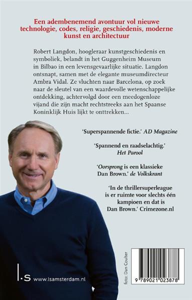 Grote foto oorsprong robert langdon 5 boeken thrillers