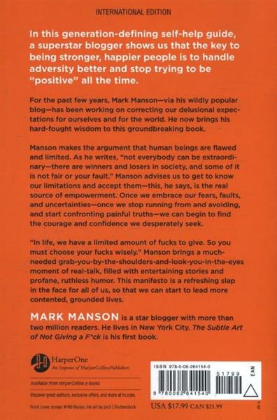 Grote foto the subtle art of not giving a f ck boeken overige boeken