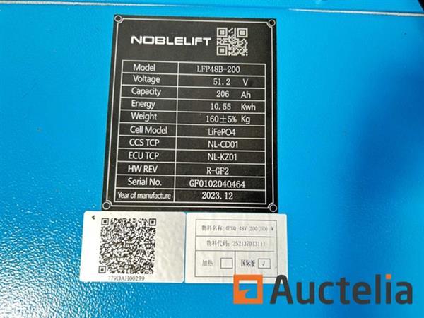 Grote foto noblelift fe4p16qc 2024 vorkheftruck 1.6t verstelbare lepels elektrisch agrarisch heftrucks