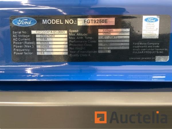 Grote foto ford fgt9250e benzine generator doe het zelf en verbouw overige doe het zelf en verbouw