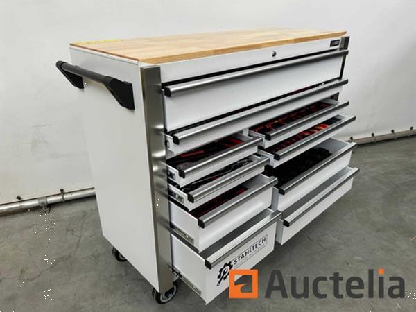Grote foto stahltech 387 delig gereedschapswagen doe het zelf en verbouw overige doe het zelf en verbouw