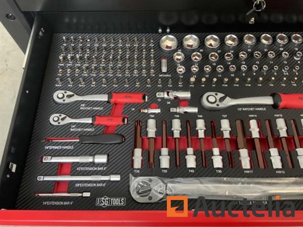 Grote foto gereedschapswagen sg tools 311 delig doe het zelf en verbouw overige doe het zelf en verbouw