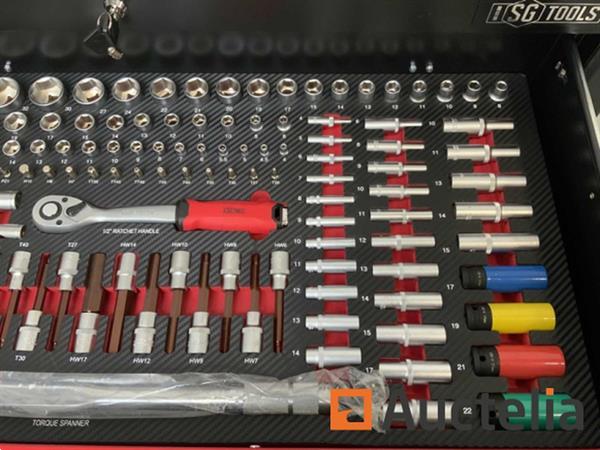 Grote foto gereedschapswagen sg tools 311 delig doe het zelf en verbouw overige doe het zelf en verbouw