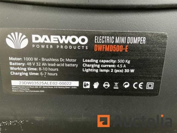 Grote foto daewoo dwfmd500 e elektrische dumper doe het zelf en verbouw overige doe het zelf en verbouw