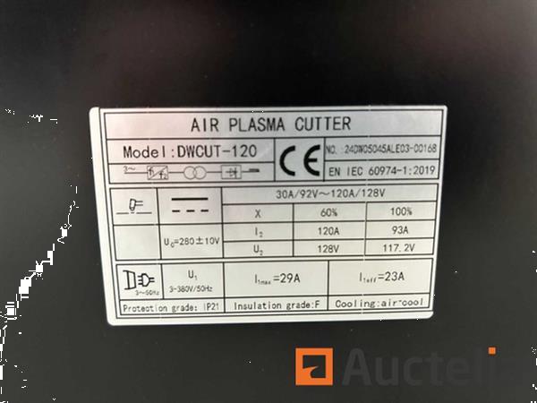 Grote foto plasmasnijmachine daewoo dwcut120 doe het zelf en verbouw overige doe het zelf en verbouw