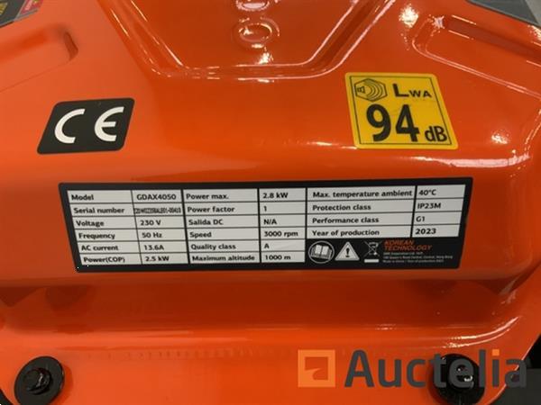 Grote foto daewoo gdax4050 benzine generator doe het zelf en verbouw overige doe het zelf en verbouw