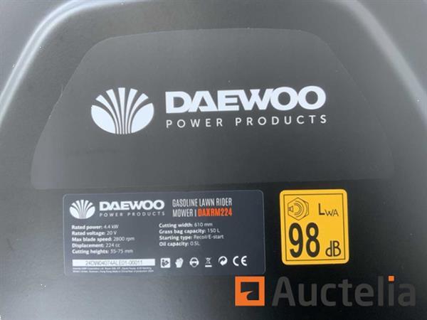 Grote foto daewoo daxrm224 zitmaaier doe het zelf en verbouw overige doe het zelf en verbouw