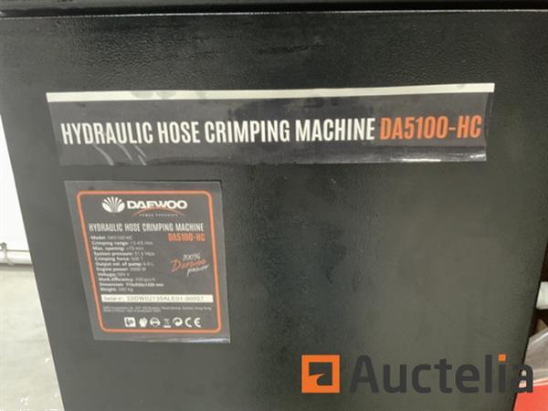 Grote foto daewoo da5100 hc hydraulische slangenpers doe het zelf en verbouw overige doe het zelf en verbouw