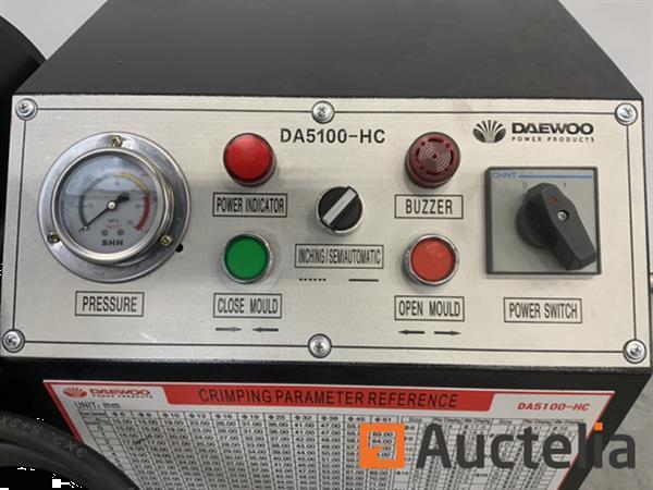 Grote foto daewoo da5100 hc hydraulische slangenpers doe het zelf en verbouw overige doe het zelf en verbouw