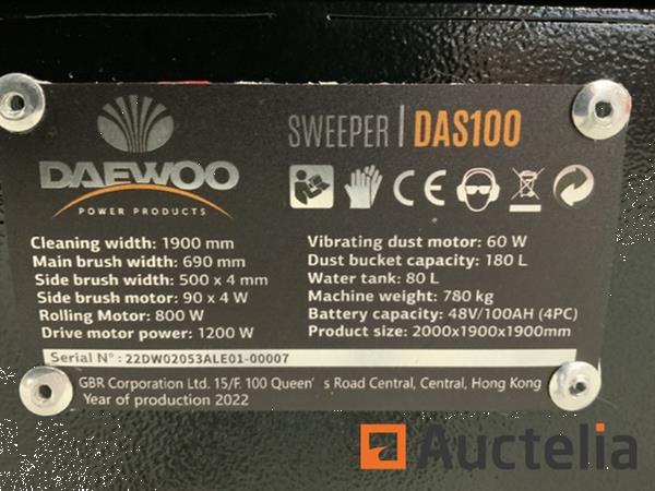 Grote foto daewoo das100 veegmachine veegmachine doe het zelf en verbouw overige doe het zelf en verbouw