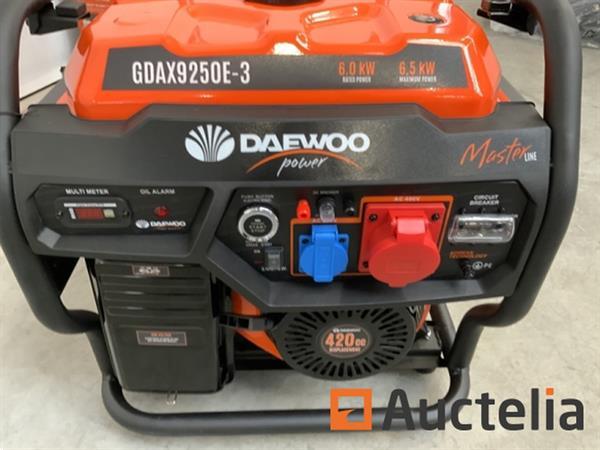 Grote foto daewoo gdax9250e benzine generator doe het zelf en verbouw overige doe het zelf en verbouw