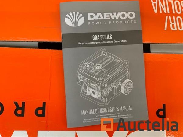 Grote foto daewoo gdax9250e benzine generator doe het zelf en verbouw overige doe het zelf en verbouw