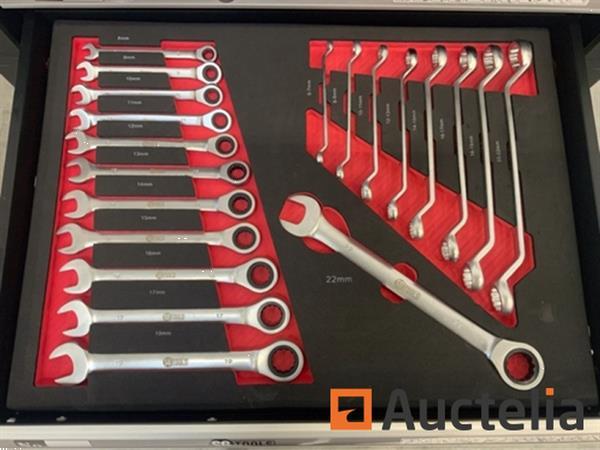 Grote foto gereedschapswagen sg tools 257 delig doe het zelf en verbouw overige doe het zelf en verbouw