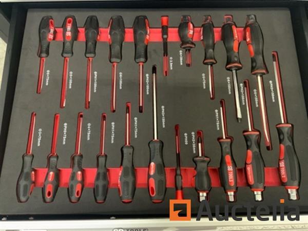 Grote foto gereedschapswagen sg tools 257 delig doe het zelf en verbouw overige doe het zelf en verbouw