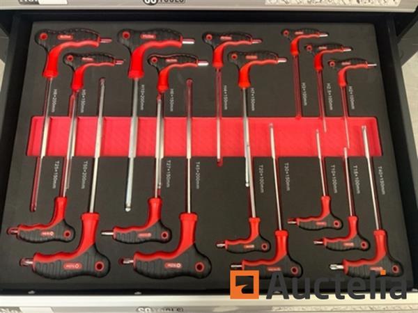 Grote foto gereedschapswagen sg tools 257 delig doe het zelf en verbouw overige doe het zelf en verbouw