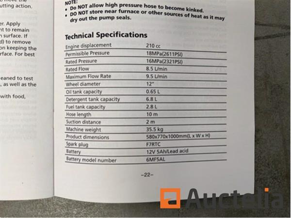 Grote foto kremer kr 170b hogedrukreiniger doe het zelf en verbouw overige doe het zelf en verbouw
