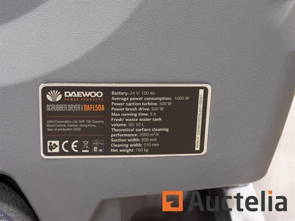 Grote foto daewoo dafl50a schrobmachine doe het zelf en verbouw overige doe het zelf en verbouw