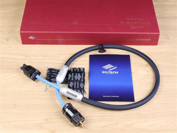 Grote foto siltech crown prince 35th anniversary highend silver audio power cable 1 25 metre audio tv en foto onderdelen en accessoires