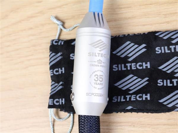Grote foto siltech crown prince 35th anniversary highend silver audio power cable 1 25 metre audio tv en foto onderdelen en accessoires
