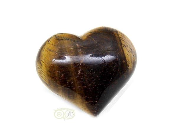 Grote foto tijgeroog hart nr 1 36 gram 4 cm verzamelen overige verzamelingen