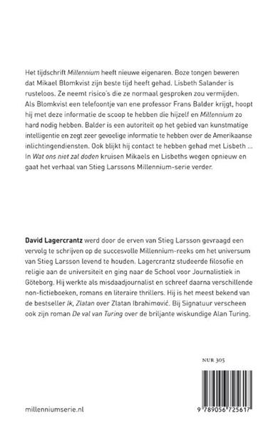 Grote foto wat ons niet zal doden 4 boeken thrillers