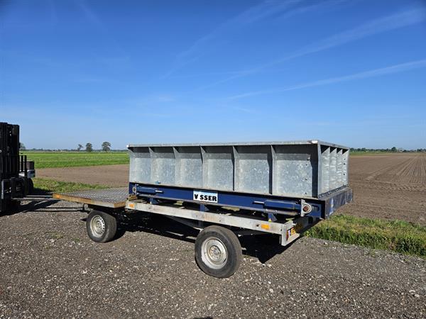 Grote foto pallerteerwagen schamelwagen visser agrarisch aanhangwagens