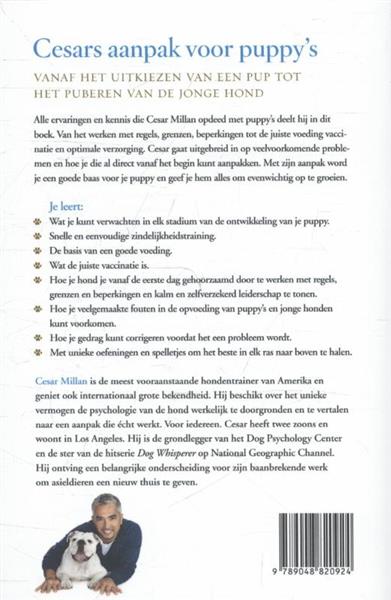 Grote foto cesars aanpak voor puppy boeken hobby en vrije tijd