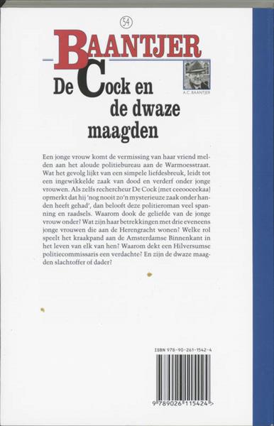 Grote foto de cock en de dwaze maagden baantjer 54 boeken thrillers