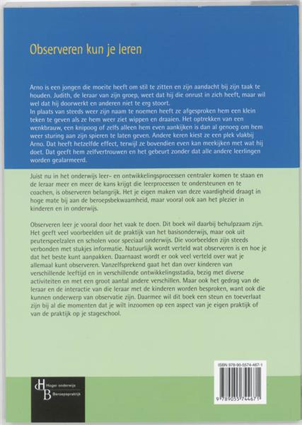 Grote foto observeren kun je leren boeken studieboeken
