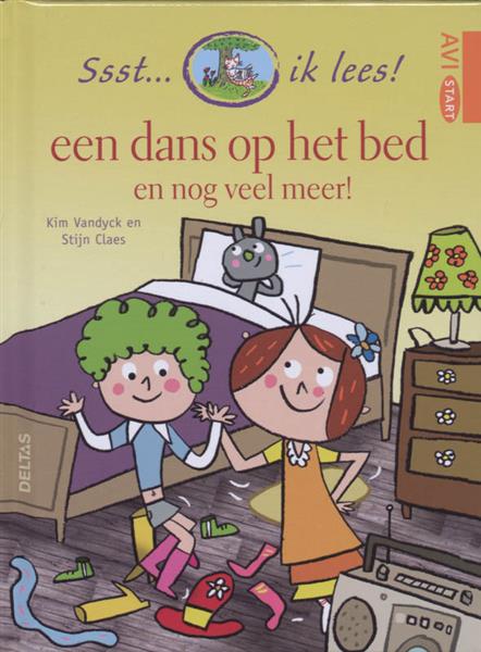 Grote foto een dans op het bed ssst... ik lees boeken jeugd 13 jaar en ouder