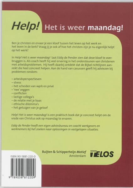 Grote foto help het is weer maandag boeken politiek en maatschappij
