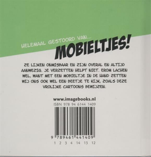Grote foto mobieltjes humor cadeaureeks helemaal gestoord van... boeken stripboeken