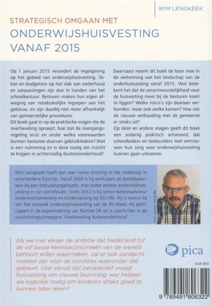 Grote foto strategisch omgaan met onderwijshuisvesting vanaf 2015 boeken studieboeken