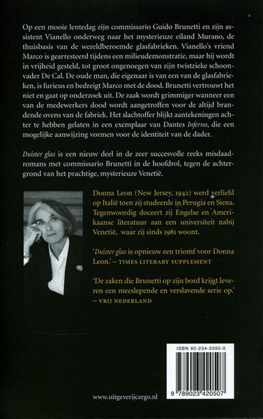 Grote foto duister glas guido brunetti 15 boeken thrillers