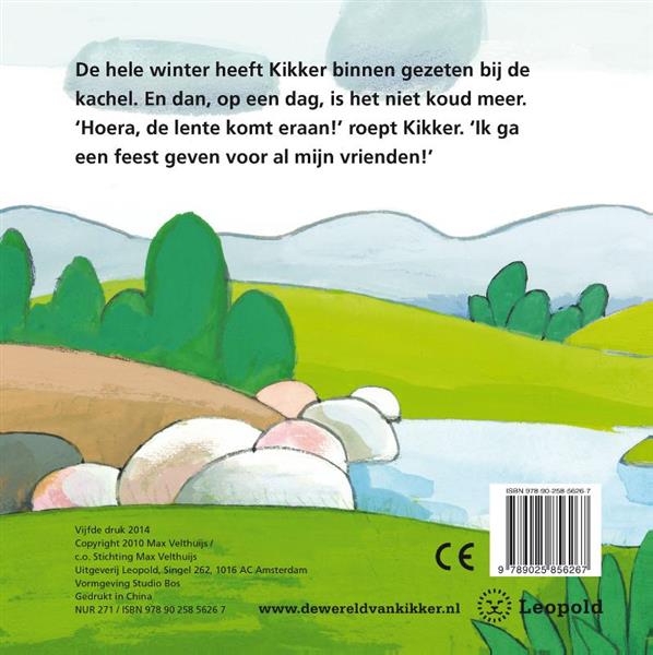 Grote foto kikker viert feest boeken jeugd 13 jaar en ouder